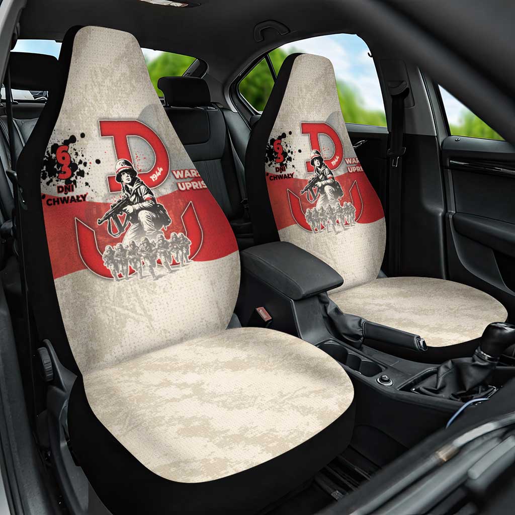 Polish Warsaw Uprising Car Seat Cover 63 Days Of Glory