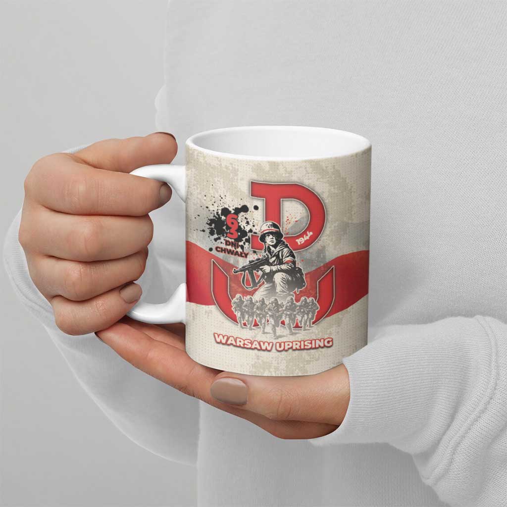 Polish Warsaw Uprising Ceramic Mug 63 Days Of Glory