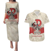 Polish Warsaw Uprising Couples Matching Puletasi and Hawaiian Shirt 63 Days Of Glory