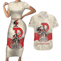 Polish Warsaw Uprising Couples Matching Short Sleeve Bodycon Dress and Hawaiian Shirt 63 Days Of Glory