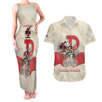 Polish Warsaw Uprising Couples Matching Tank Maxi Dress and Hawaiian Shirt 63 Days Of Glory