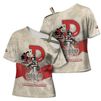 Polish Warsaw Uprising Cross Shoulder Shirt 63 Days Of Glory