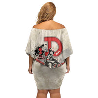 Polish Warsaw Uprising Family Matching Off Shoulder Short Dress and Hawaiian Shirt 63 Days Of Glory