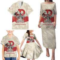 Polish Warsaw Uprising Family Matching Puletasi and Hawaiian Shirt 63 Days Of Glory
