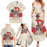 Polish Warsaw Uprising Family Matching Summer Maxi Dress and Hawaiian Shirt 63 Days Of Glory