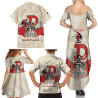 Polish Warsaw Uprising Family Matching Summer Maxi Dress and Hawaiian Shirt 63 Days Of Glory