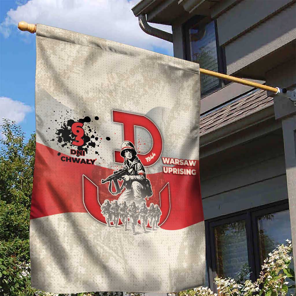 Polish Warsaw Uprising Garden Flag 63 Days Of Glory