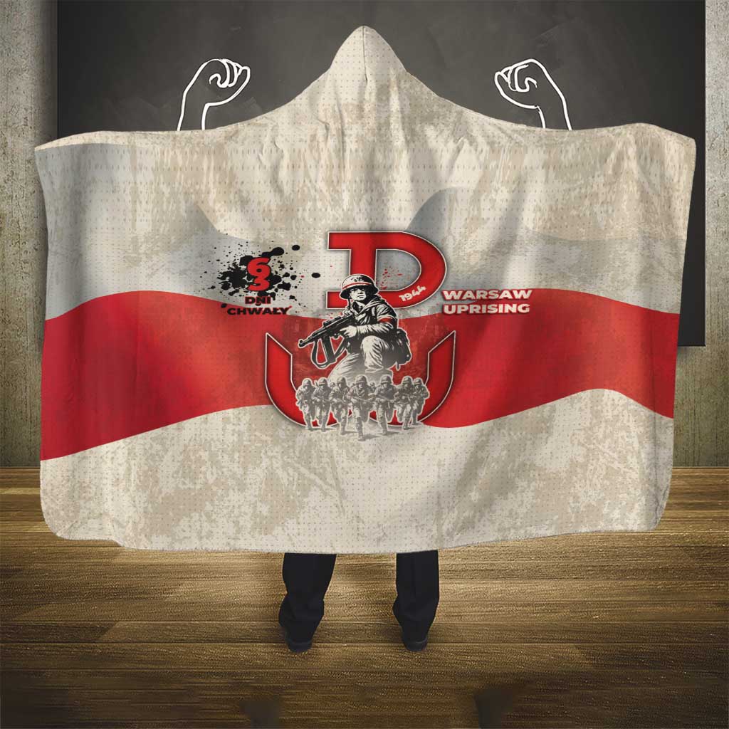 Polish Warsaw Uprising Hooded Blanket 63 Days Of Glory