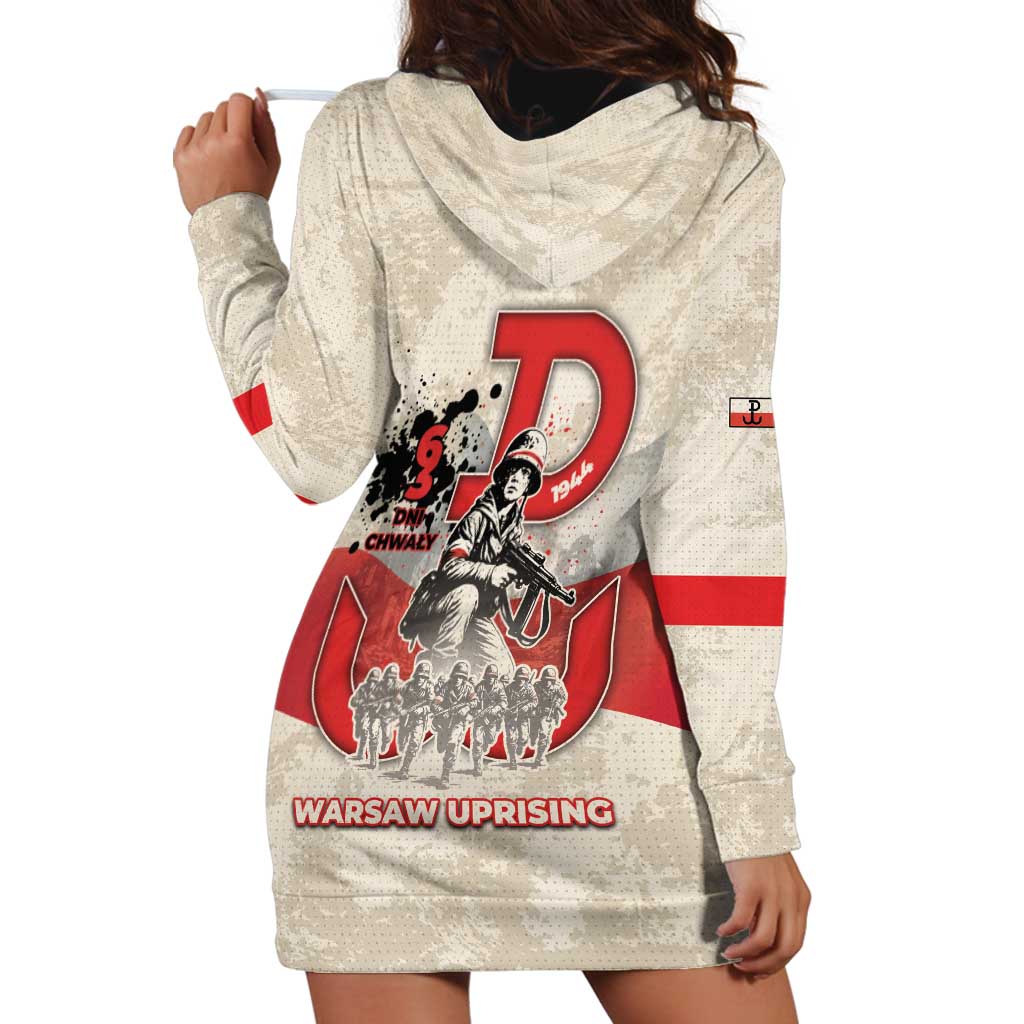 Polish Warsaw Uprising Hoodie Dress 63 Days Of Glory