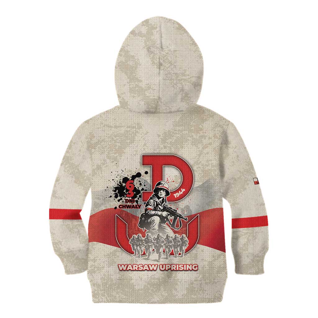 Polish Warsaw Uprising Kid Hoodie 63 Days Of Glory