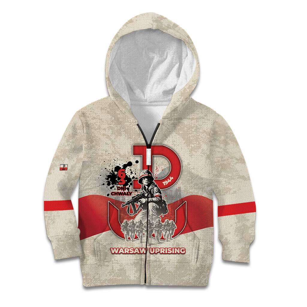 Polish Warsaw Uprising Kid Hoodie 63 Days Of Glory