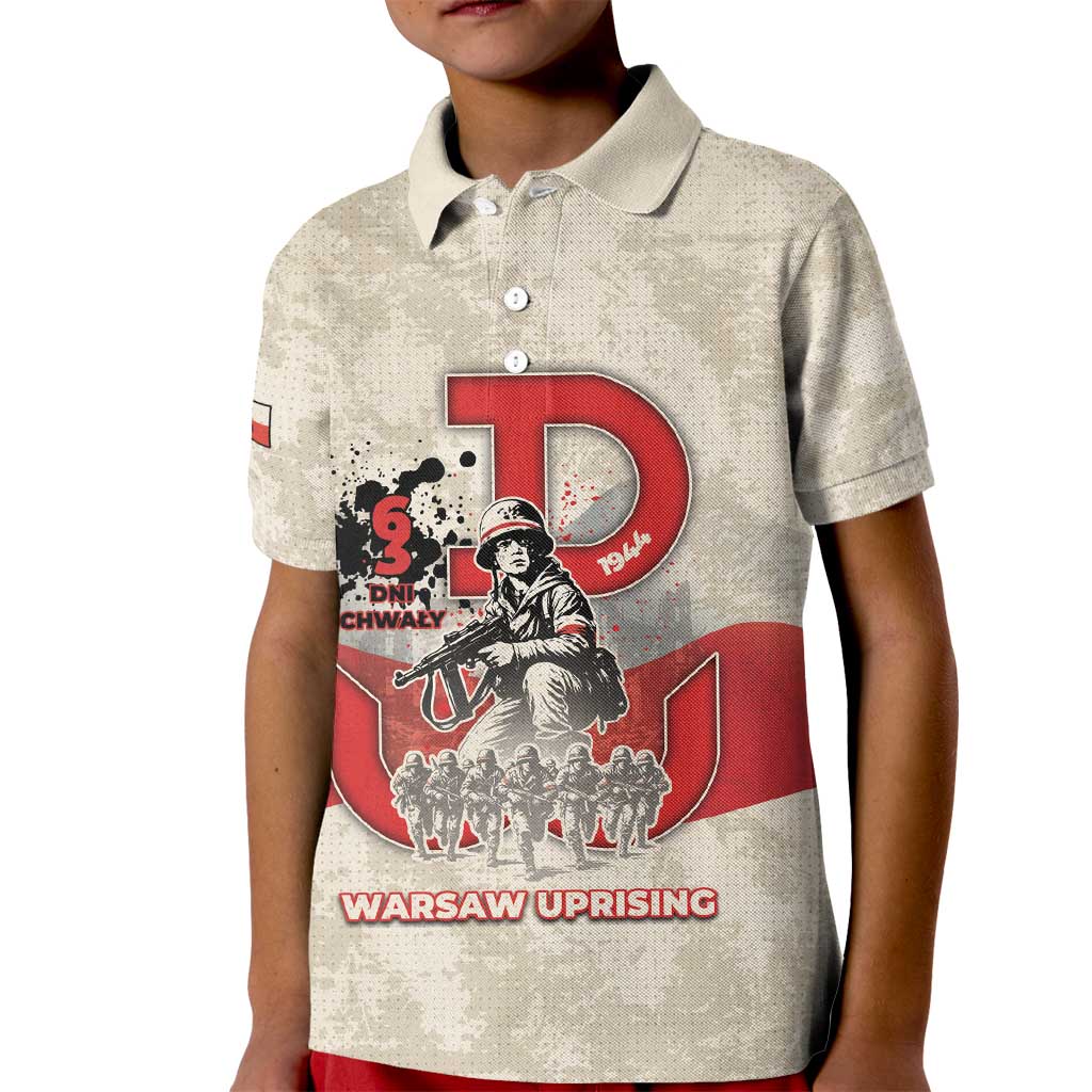 Polish Warsaw Uprising Kid Polo Shirt 63 Days Of Glory
