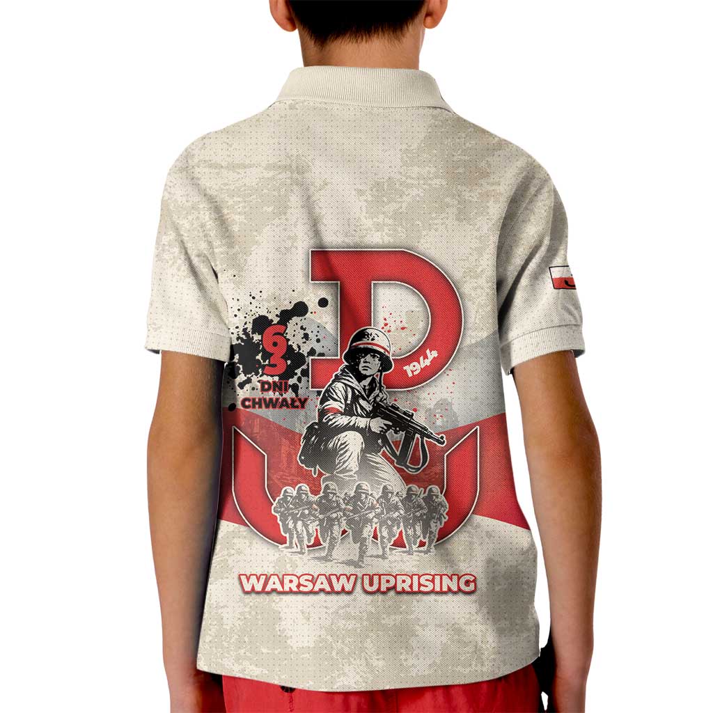 Polish Warsaw Uprising Kid Polo Shirt 63 Days Of Glory