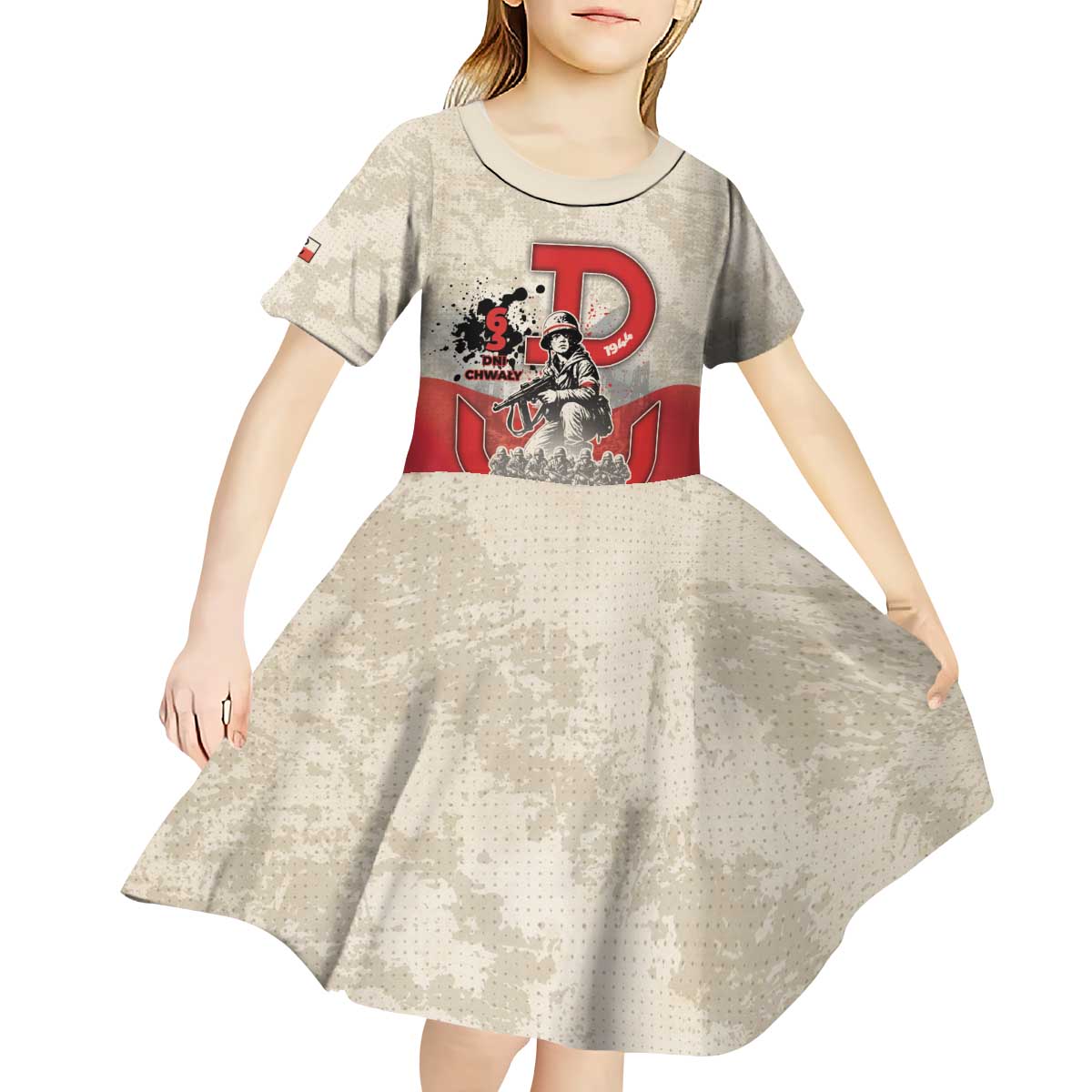 Polish Warsaw Uprising Kid Short Sleeve Dress 63 Days Of Glory