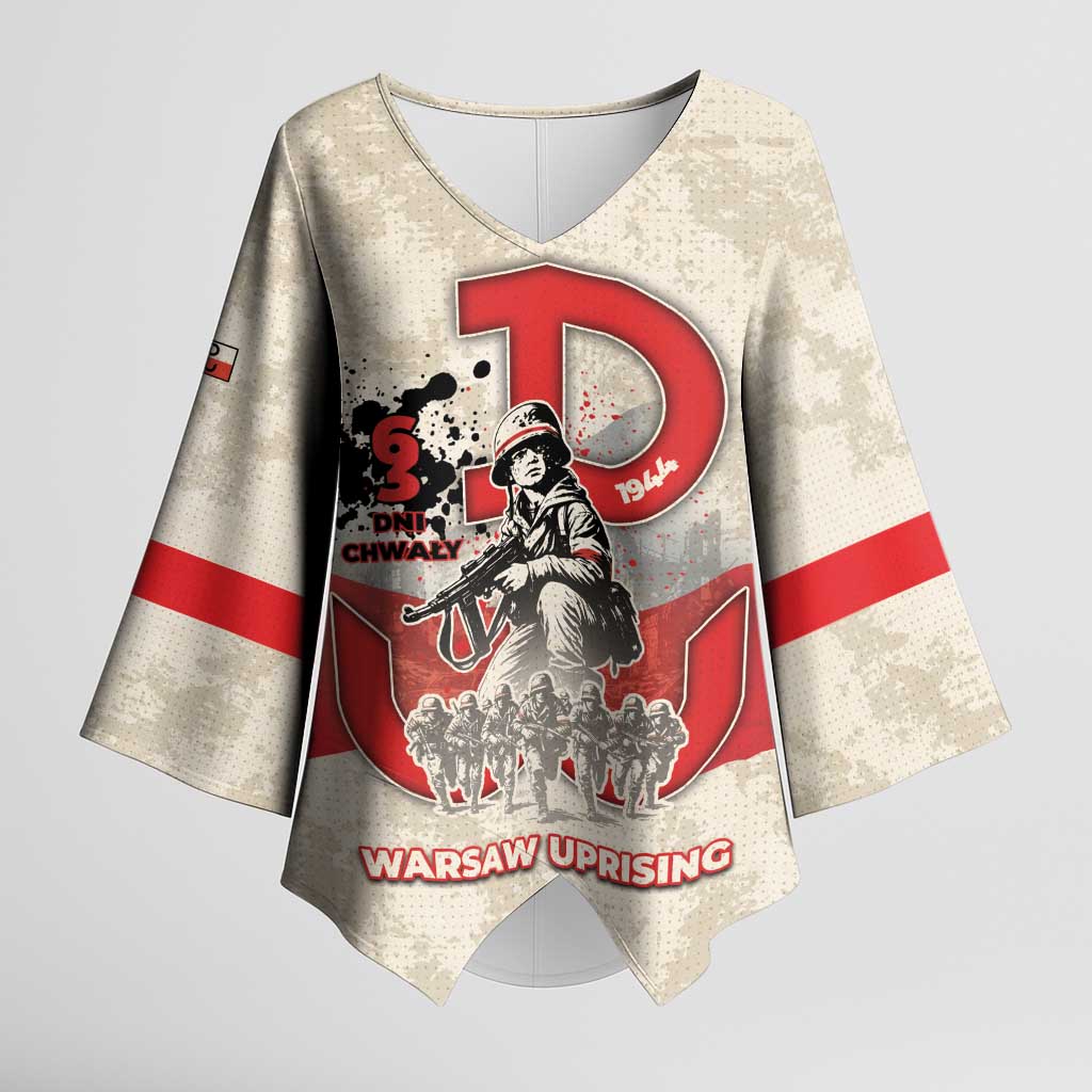 Polish Warsaw Uprising Kimono Sleeve Blouse 63 Days Of Glory