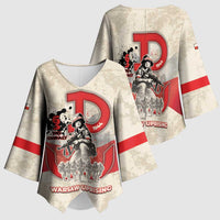 Polish Warsaw Uprising Kimono Sleeve Blouse 63 Days Of Glory