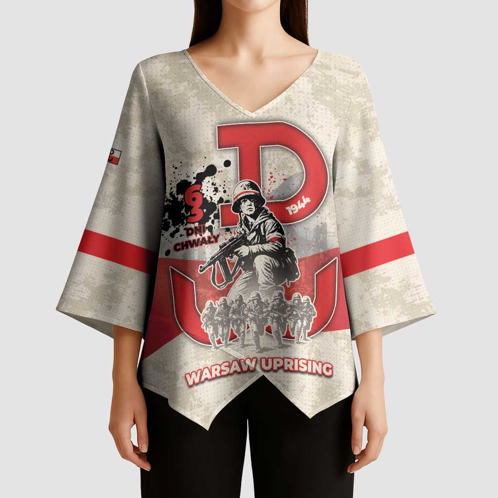 Polish Warsaw Uprising Kimono Sleeve Blouse 63 Days Of Glory