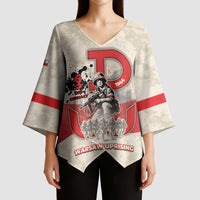 Polish Warsaw Uprising Kimono Sleeve Blouse 63 Days Of Glory