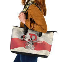 Polish Warsaw Uprising Leather Tote Bag 63 Days Of Glory