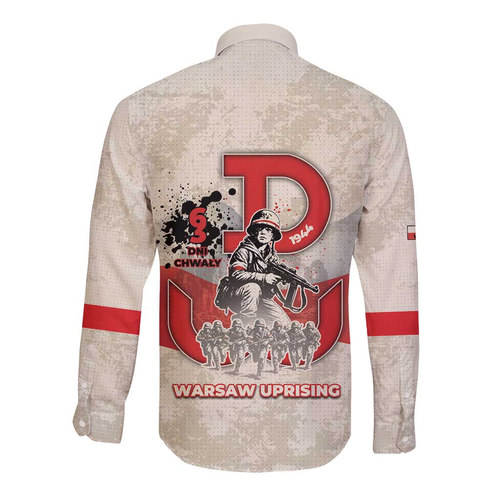 Polish Warsaw Uprising Long Sleeve Button Shirt 63 Days Of Glory