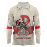 Polish Warsaw Uprising Long Sleeve Polo Shirt 63 Days Of Glory