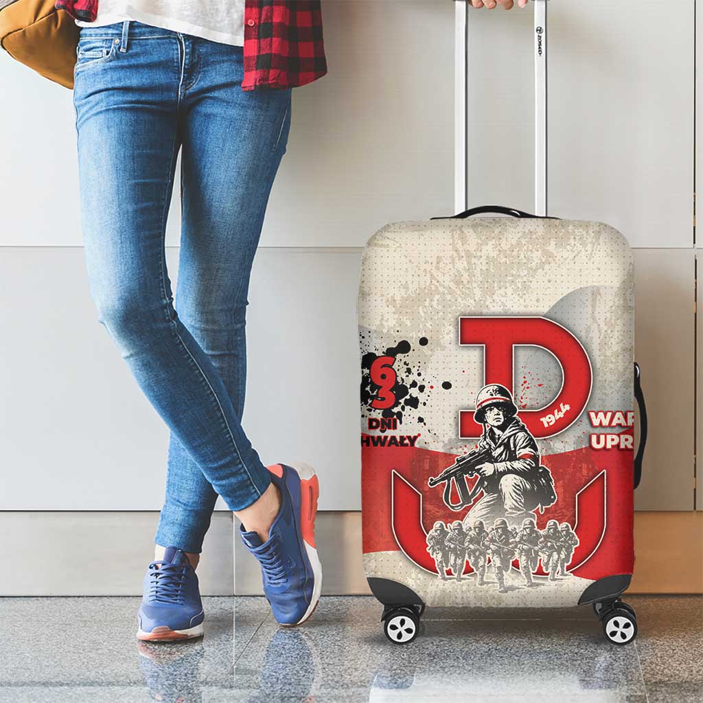 Polish Warsaw Uprising Luggage Cover 63 Days Of Glory