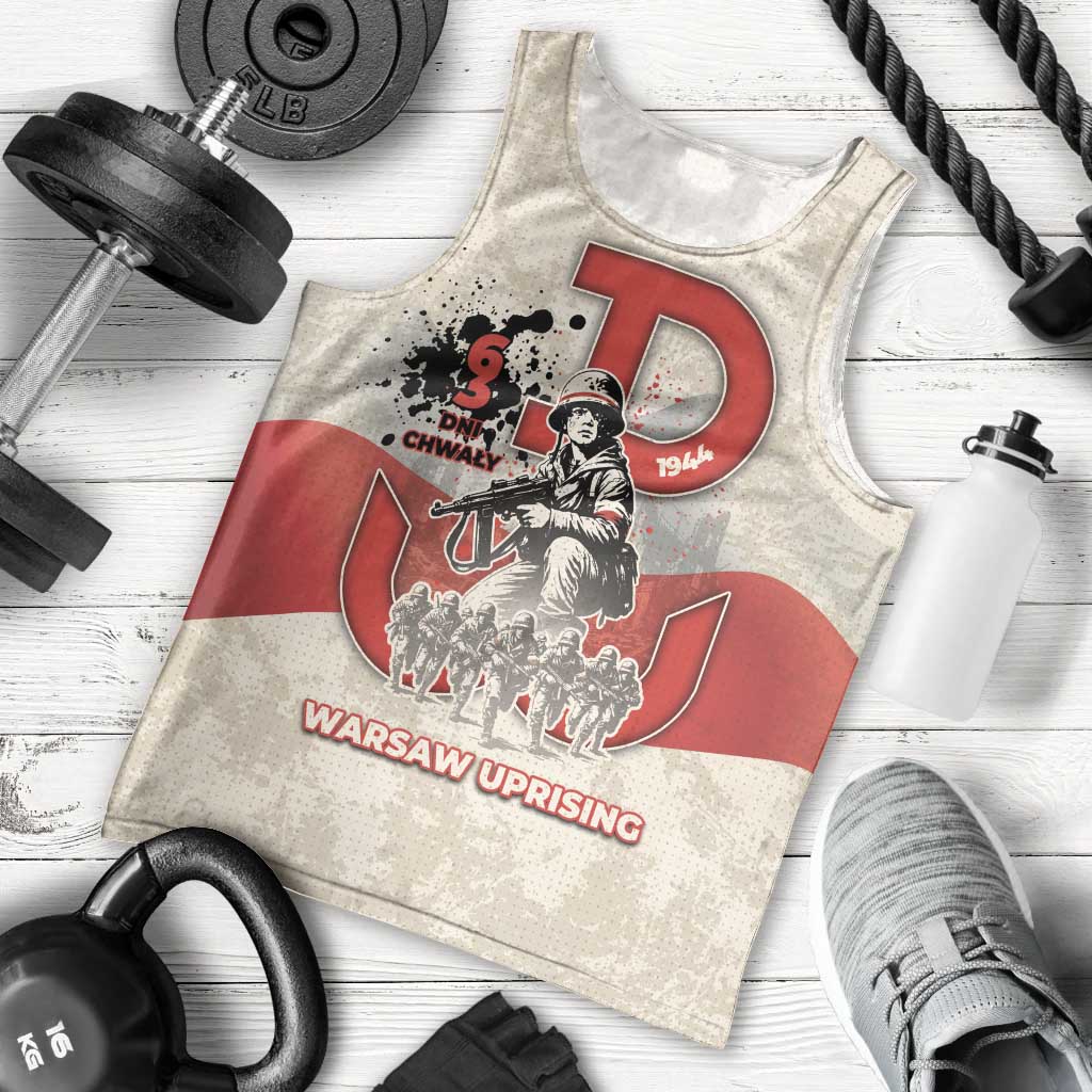 Polish Warsaw Uprising Men Tank Top 63 Days Of Glory