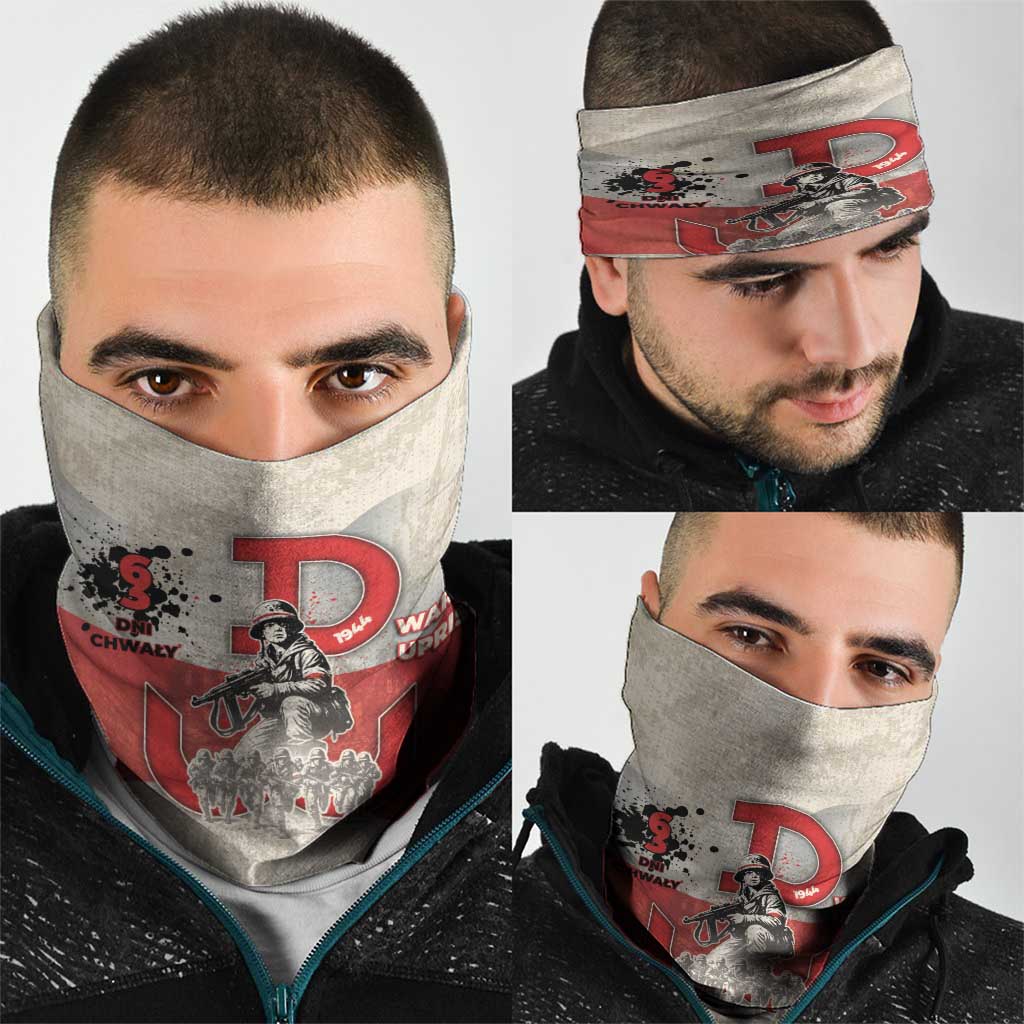 Polish Warsaw Uprising Neck Gaiter 63 Days Of Glory