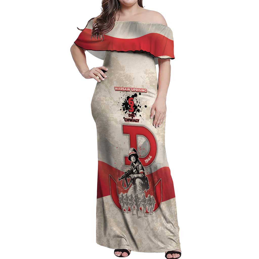 Polish Warsaw Uprising Off Shoulder Maxi Dress 63 Days Of Glory