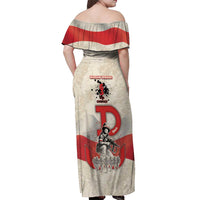 Polish Warsaw Uprising Off Shoulder Maxi Dress 63 Days Of Glory