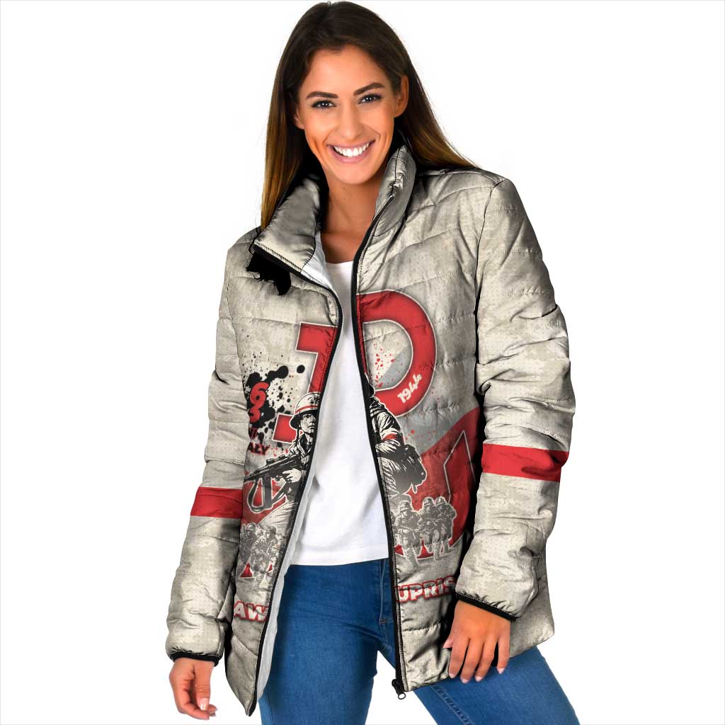 Polish Warsaw Uprising Padded Jacket 63 Days Of Glory