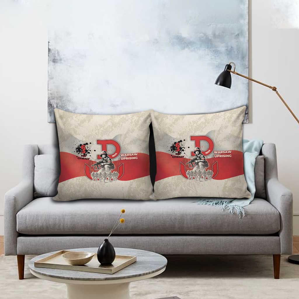 Polish Warsaw Uprising Pillow Cover 63 Days Of Glory