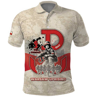 Polish Warsaw Uprising Polo Shirt 63 Days Of Glory