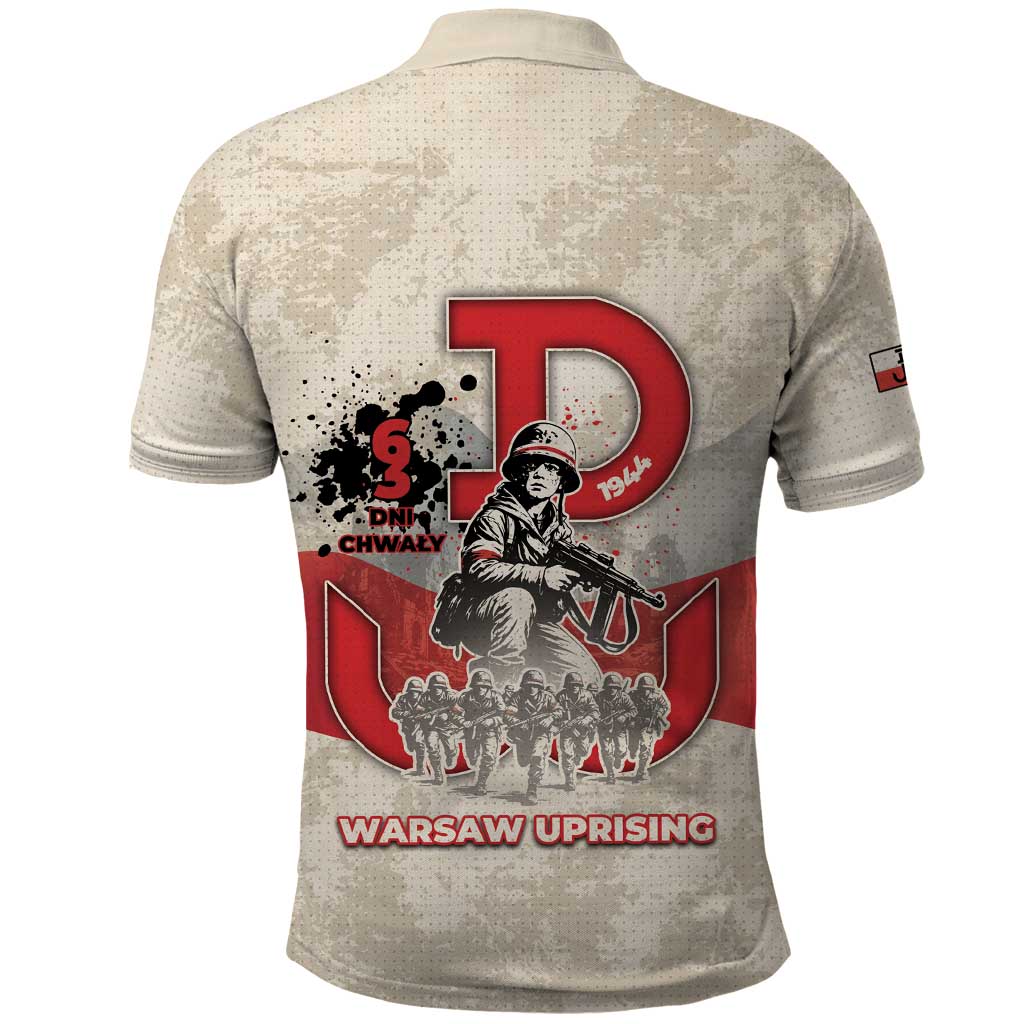 Polish Warsaw Uprising Polo Shirt 63 Days Of Glory