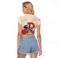 Polish Warsaw Uprising Raglan Cropped T Shirt 63 Days Of Glory