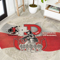 Polish Warsaw Uprising Round Carpet 63 Days Of Glory