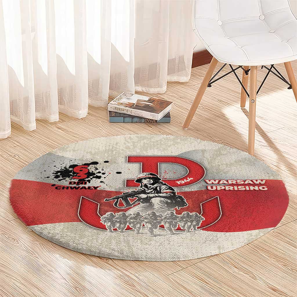Polish Warsaw Uprising Round Carpet 63 Days Of Glory