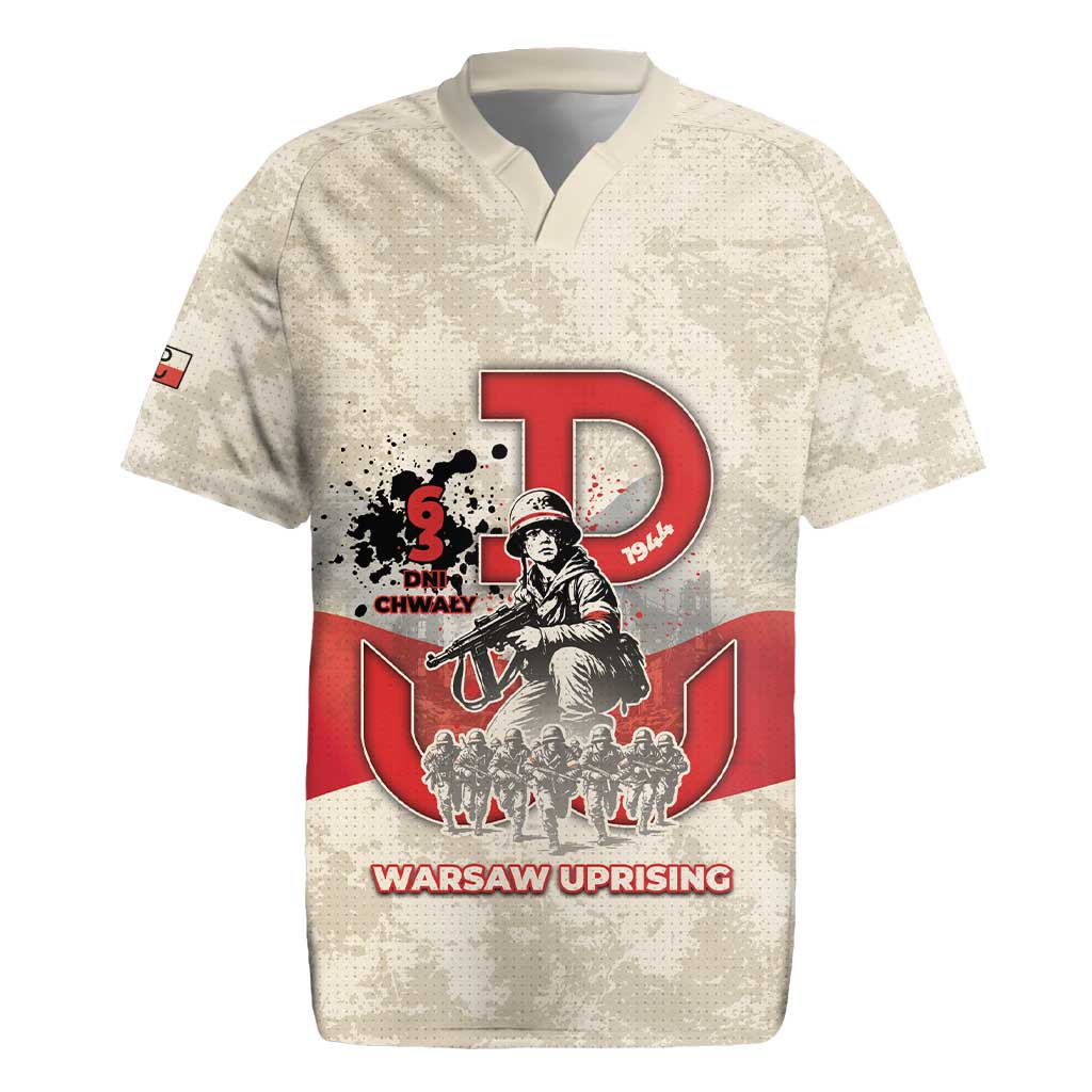 Polish Warsaw Uprising Rugby Jersey 63 Days Of Glory