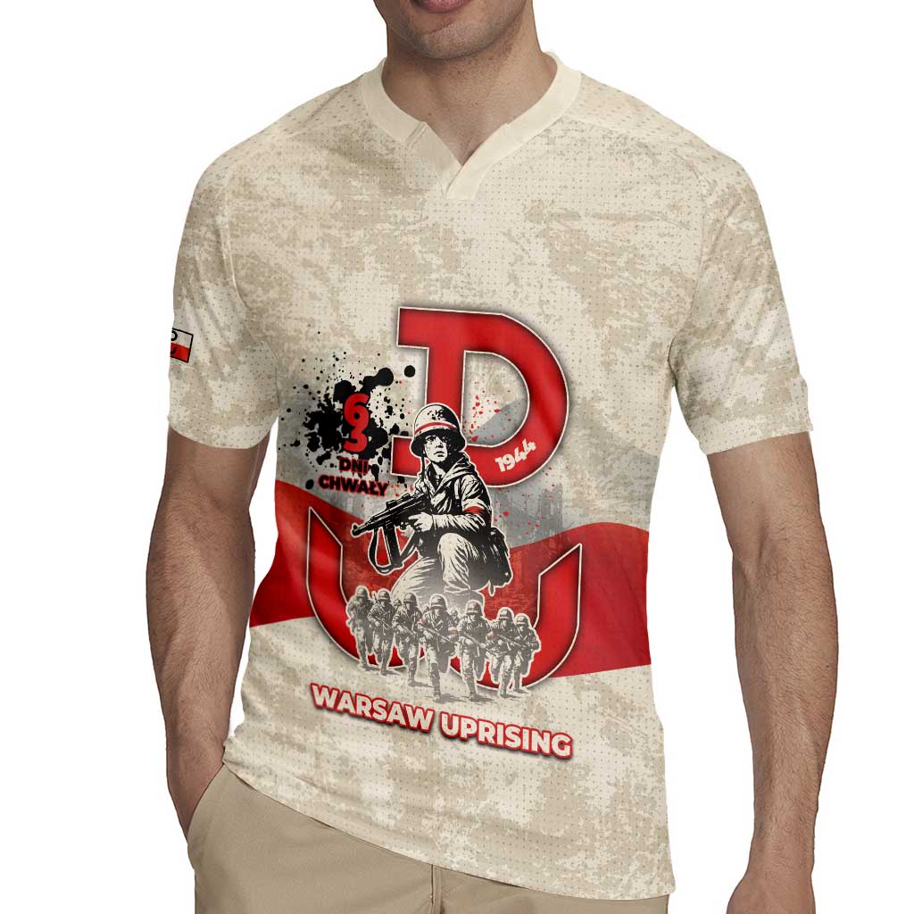 Polish Warsaw Uprising Rugby Jersey 63 Days Of Glory
