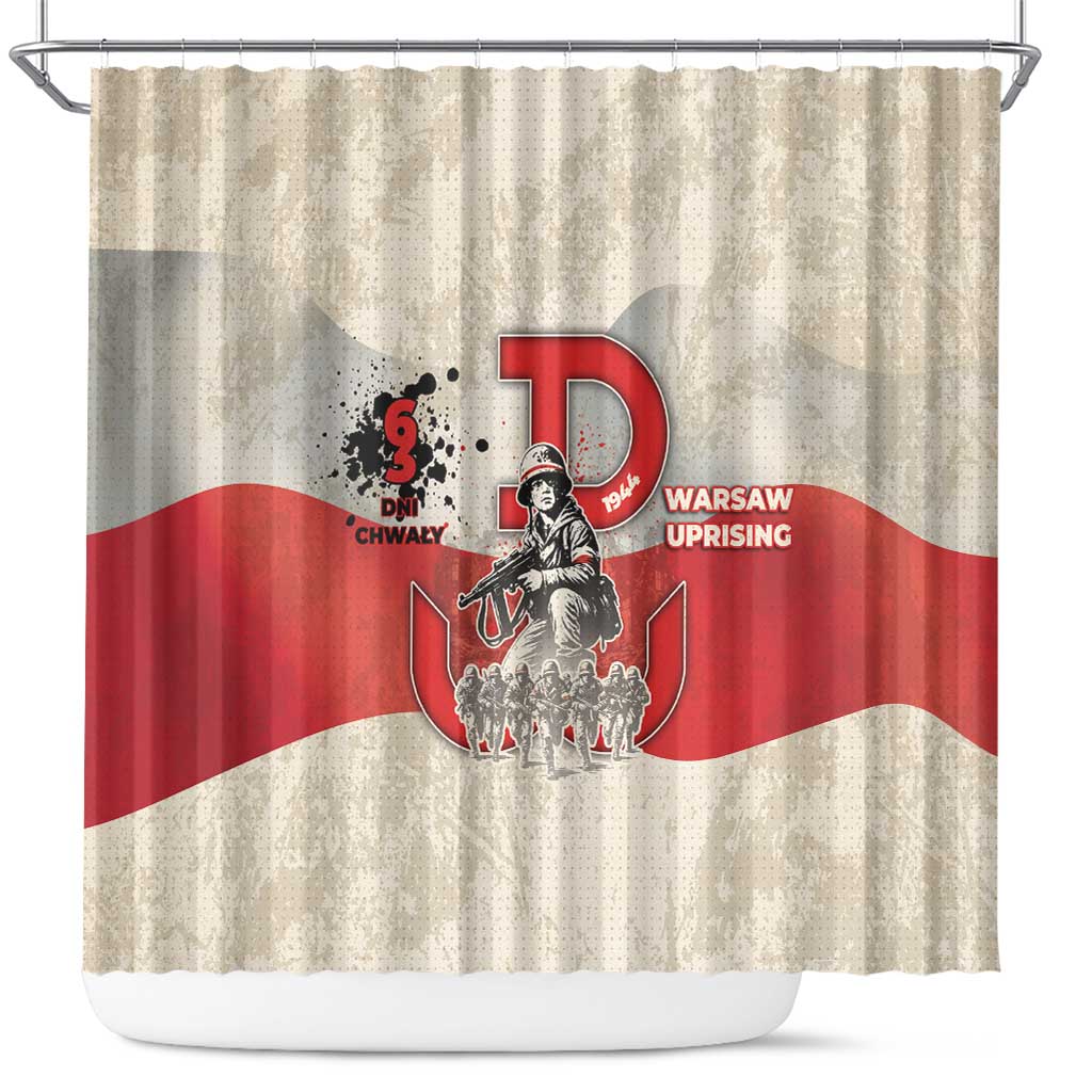 Polish Warsaw Uprising Shower Curtain 63 Days Of Glory
