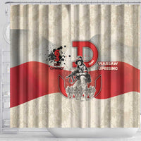 Polish Warsaw Uprising Shower Curtain 63 Days Of Glory