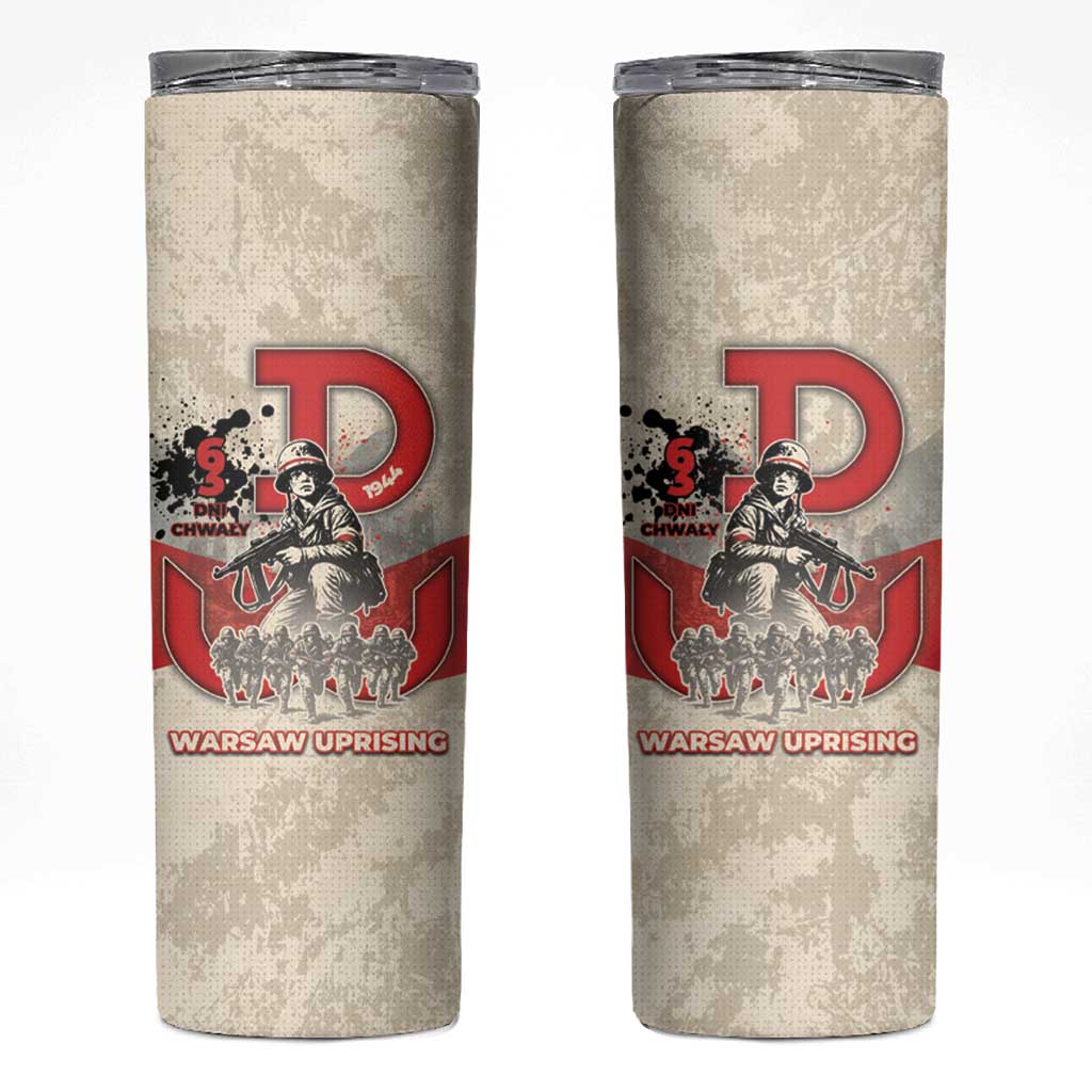 Polish Warsaw Uprising Skinny Tumbler 63 Days Of Glory