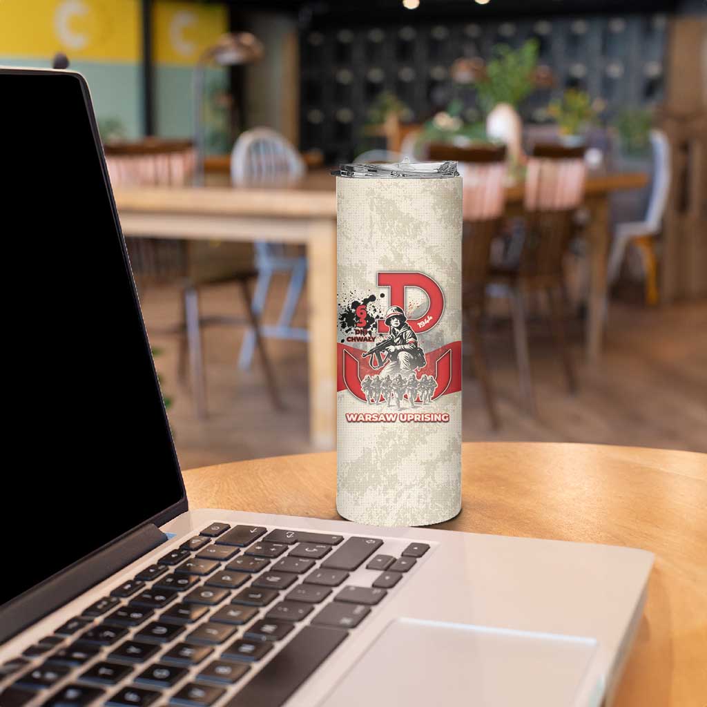 Polish Warsaw Uprising Skinny Tumbler 63 Days Of Glory