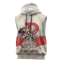 Polish Warsaw Uprising Sleeveless Hoodie 63 Days Of Glory