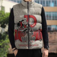 Polish Warsaw Uprising Sleeveless Puffer Jacket 63 Days Of Glory