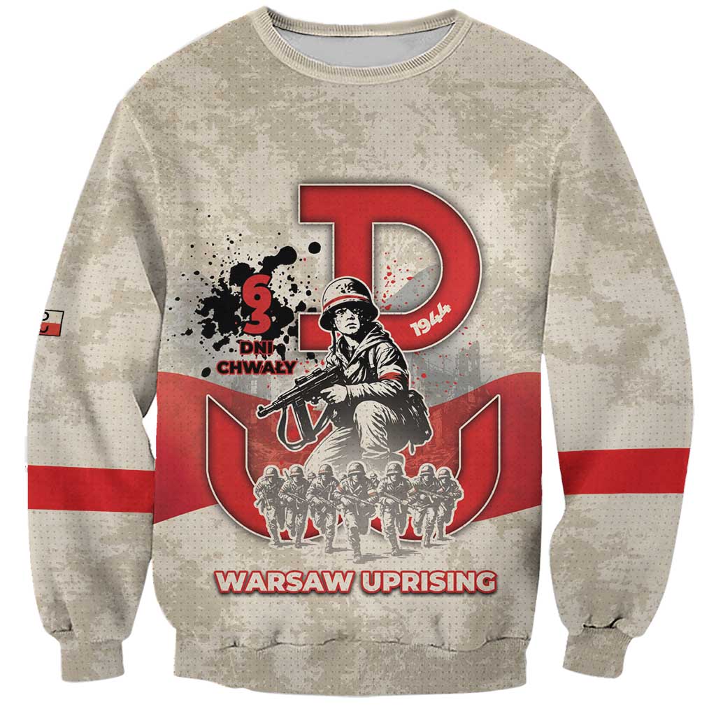 Polish Warsaw Uprising Sweatshirt 63 Days Of Glory