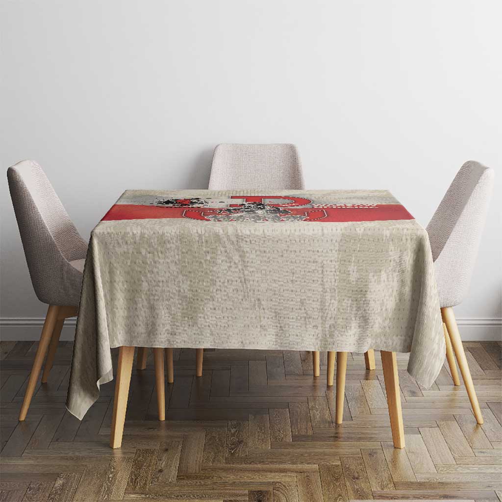 Polish Warsaw Uprising Tablecloth 63 Days Of Glory