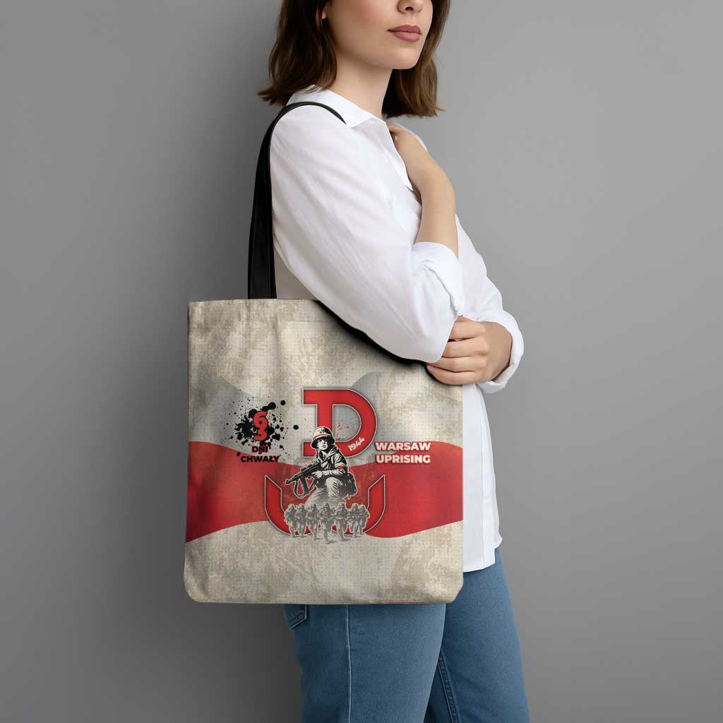 Polish Warsaw Uprising Tote Bag 63 Days Of Glory