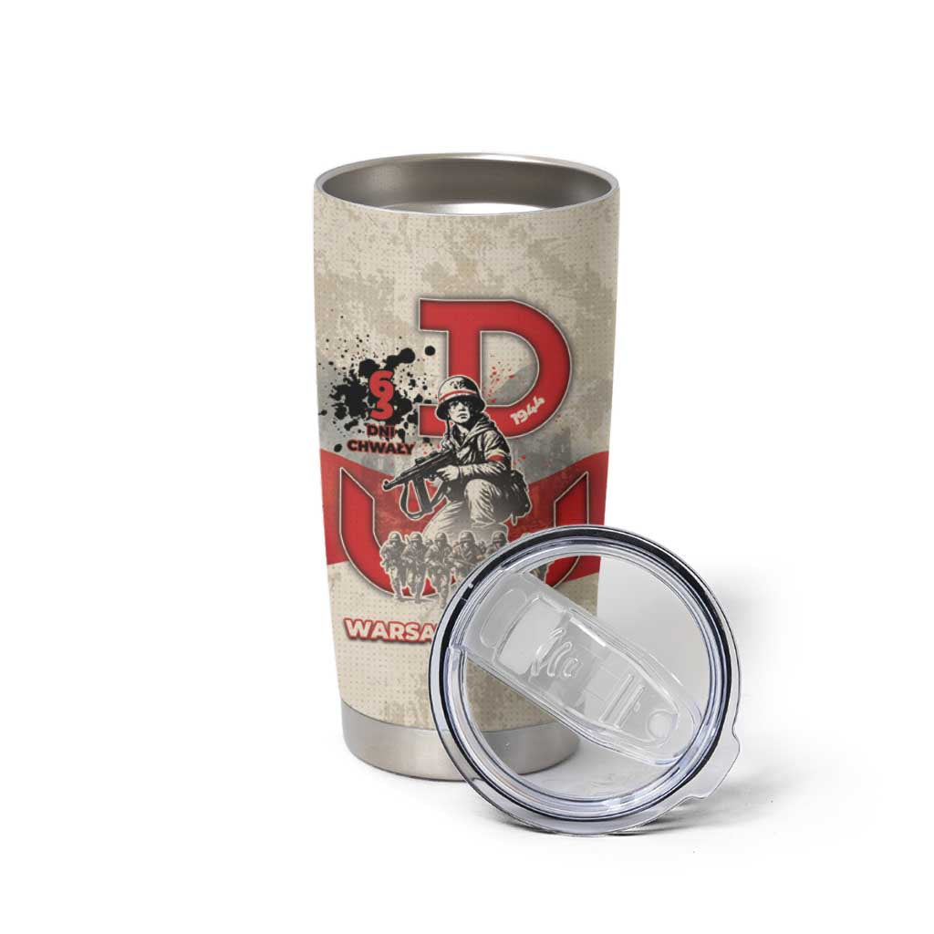 Polish Warsaw Uprising Tumbler Cup 63 Days Of Glory