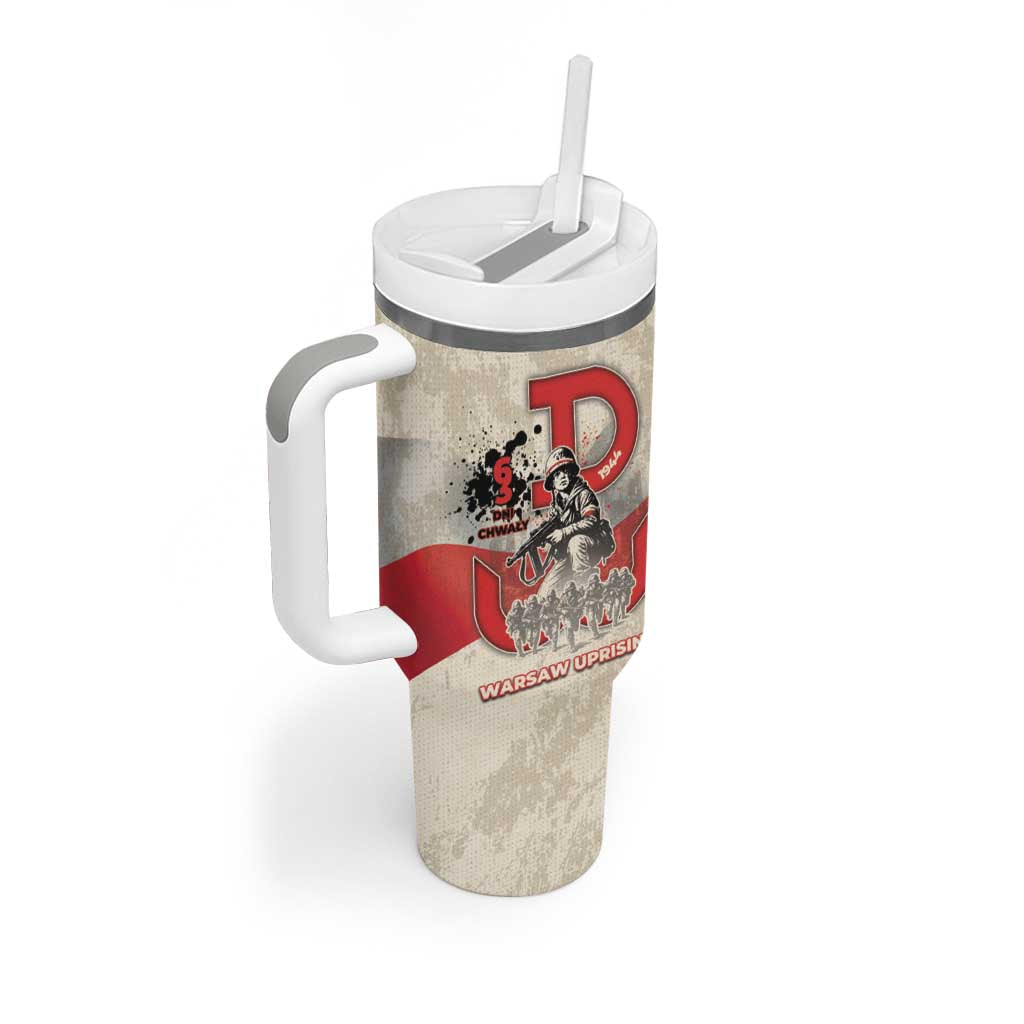 Polish Warsaw Uprising Tumbler With Handle 63 Days Of Glory